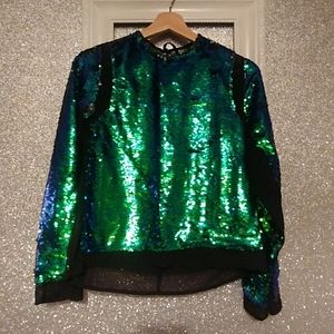 Sequined blouse